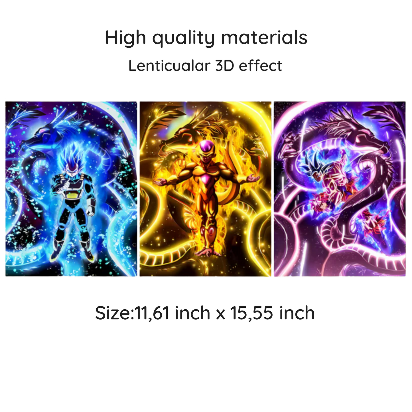 Póster de anime lenticular en 3D